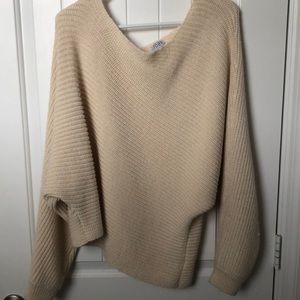 Cream pullover sweater